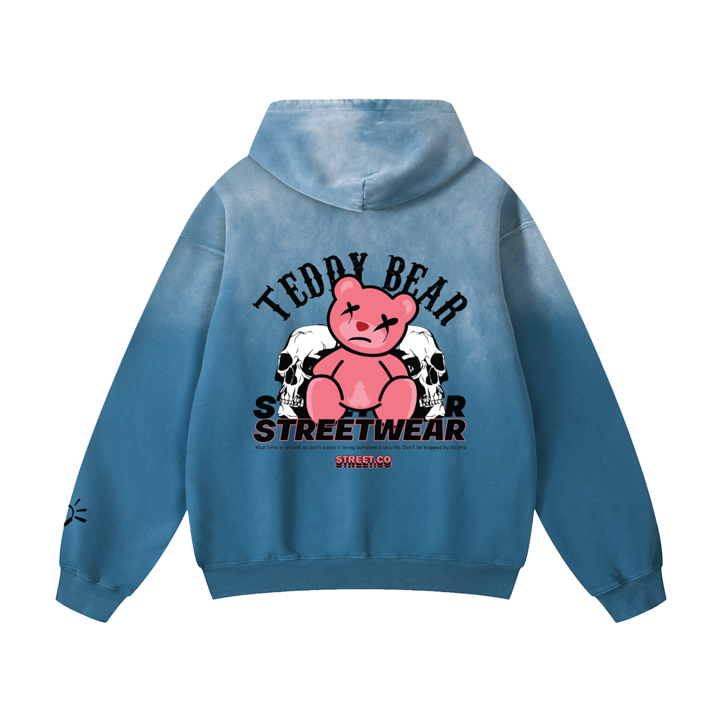 Heavyweight Sunfade Oversized Hoodie - 4 diffetent Colors