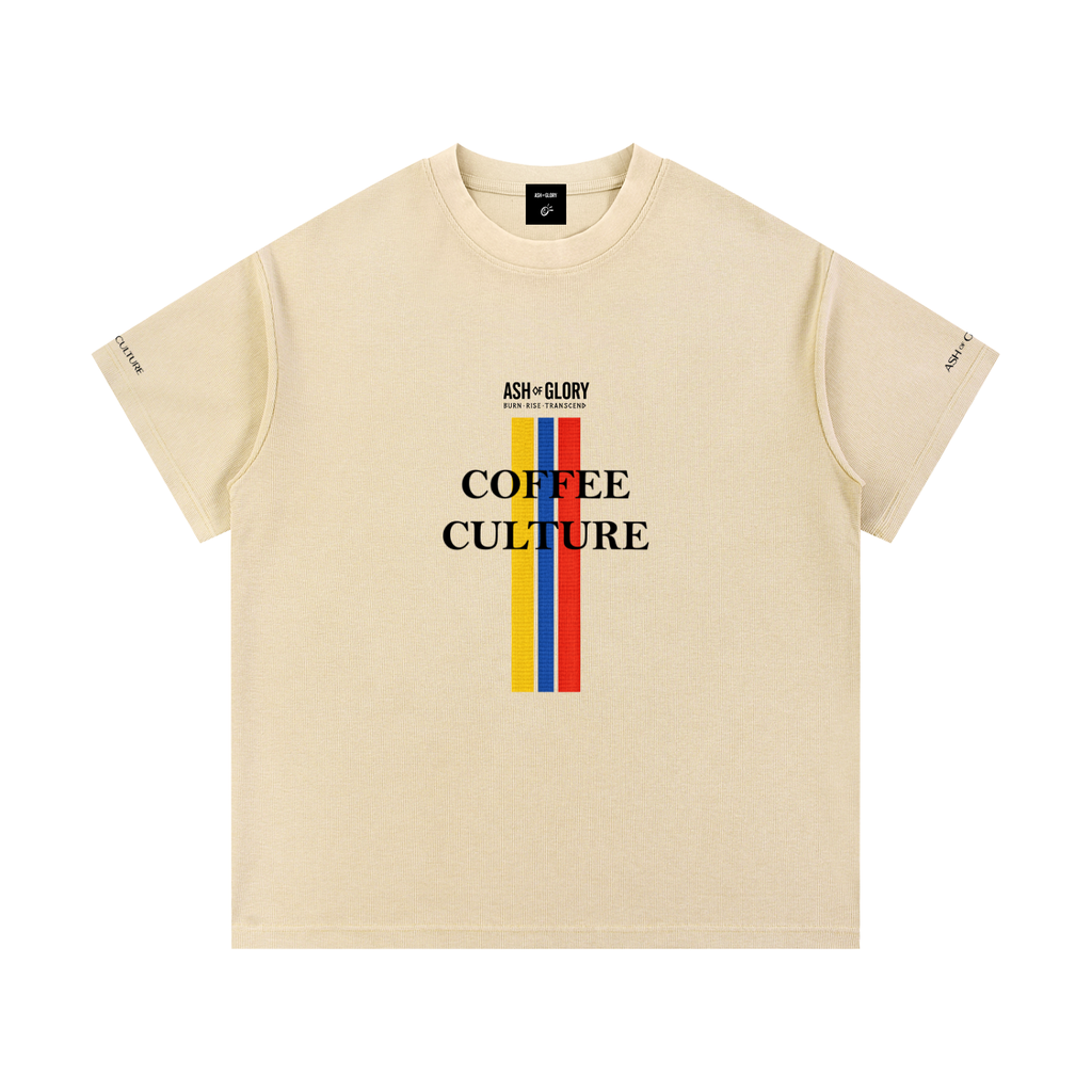 Mineral Wash Waffle Knit T-Shirt