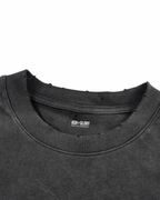 Sunfade Hand-Frayed Faux Two-Piece T-Shirt