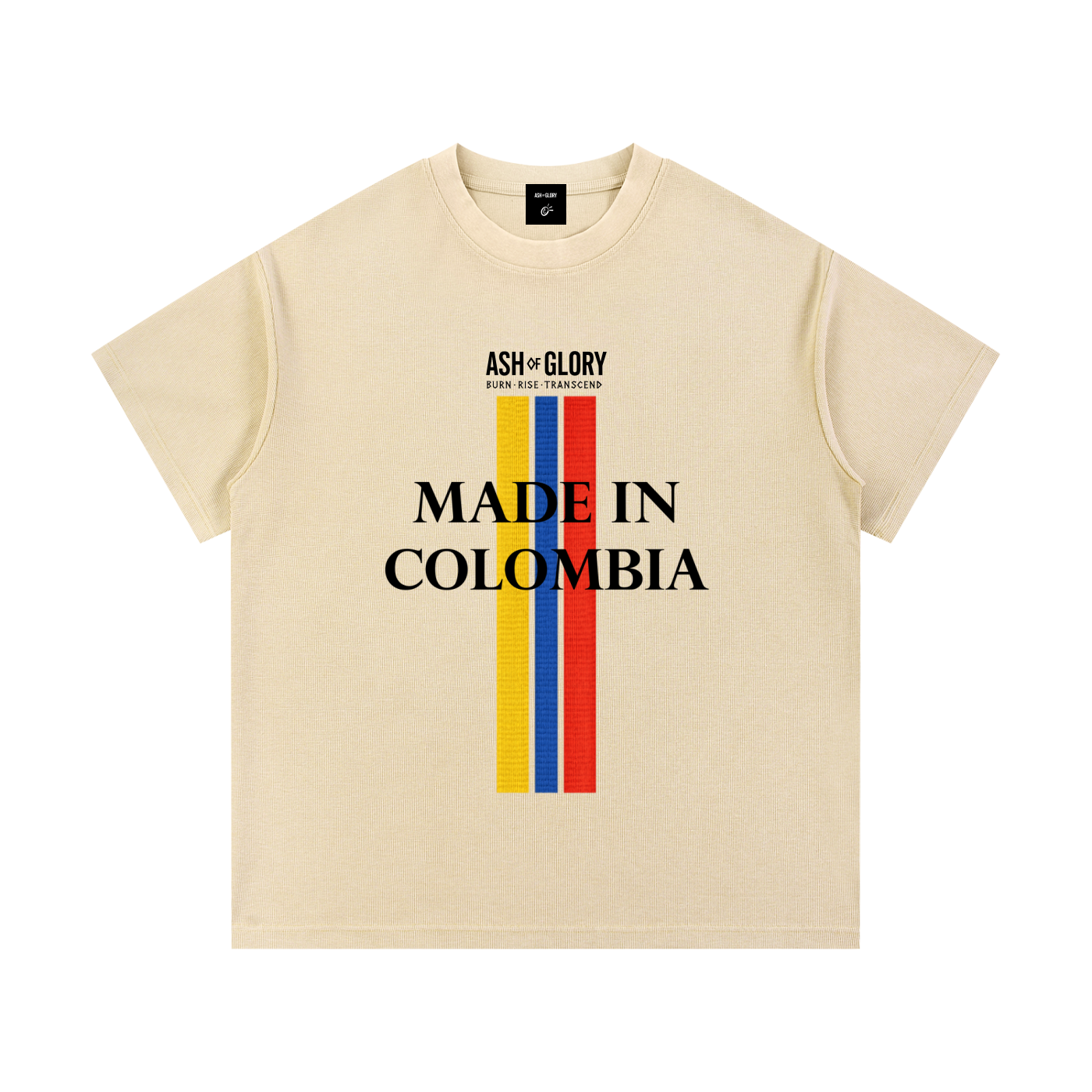 Mineral Wash Waffle Knit T-Shirt