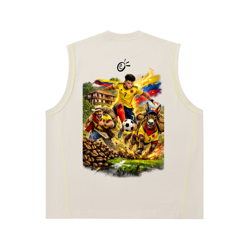 Contrast Panel Cooling Performance Tank Top