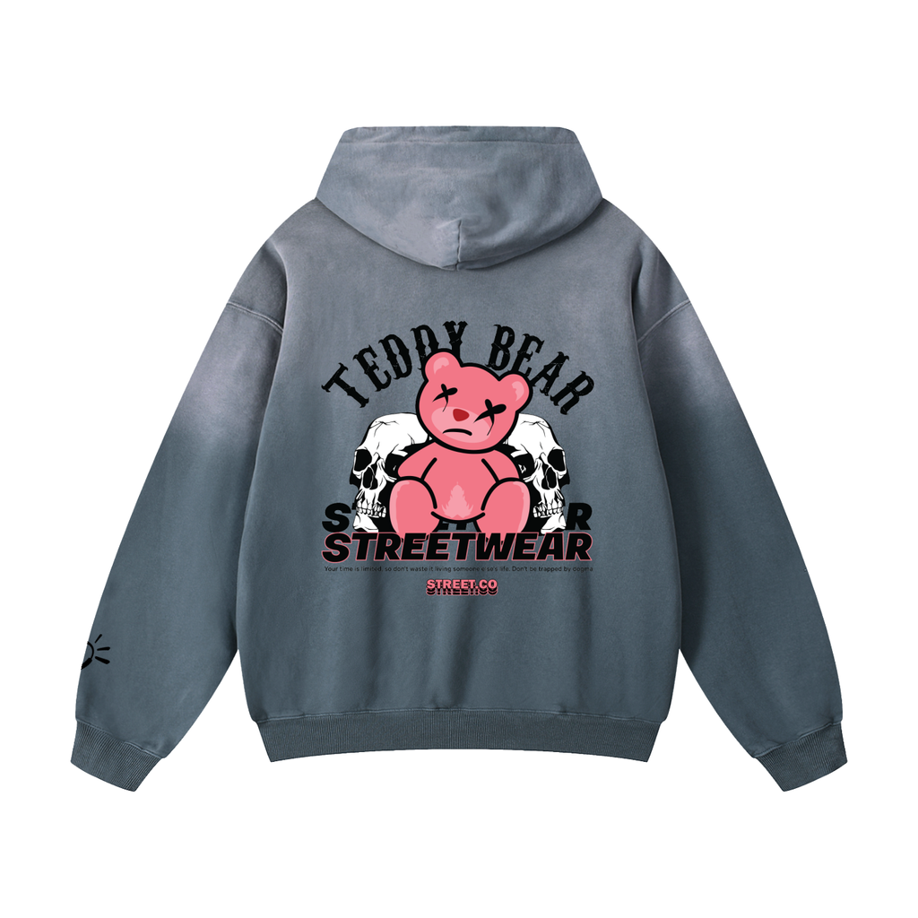 Heavyweight Sunfade Oversized Hoodie - 4 diffetent Colors