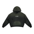 Frayed Sunfade Boxy Fleece Hoodie