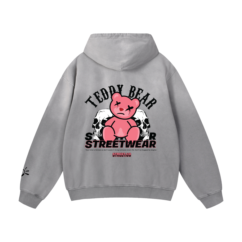 Heavyweight Sunfade Oversized Hoodie - 4 diffetent Colors