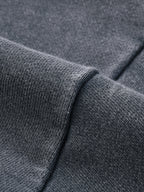 Snow Washed Raw Edge Cropped Sweatshirt - WOMEN