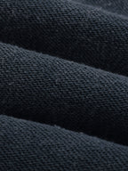 Snow Washed Raw Edge Cropped Sweatshirt - WOMEN