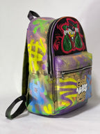 mochila de cuero sintético